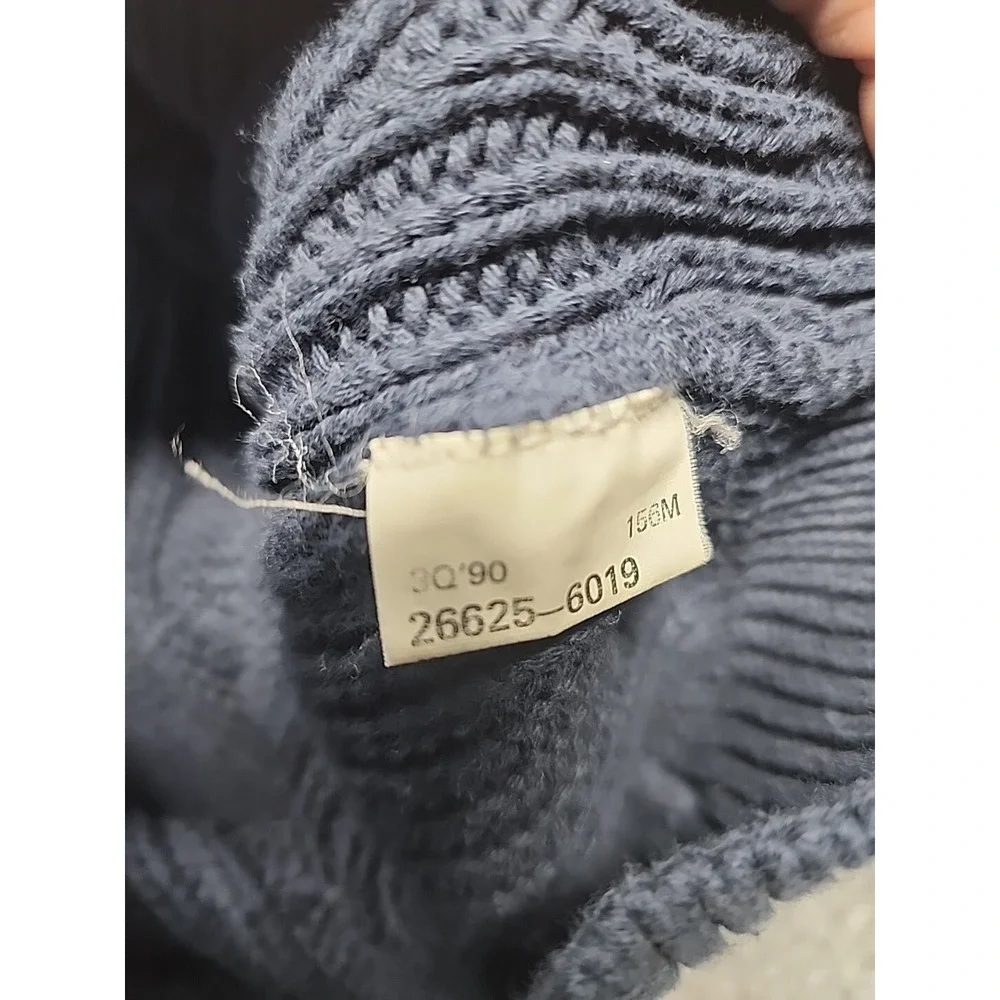 Vintage Dockers cable knit Heavy cotton sweater Mens Size Large